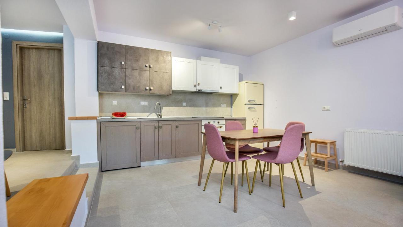 Oikos Daretsou Apartment Theologos  Luaran gambar