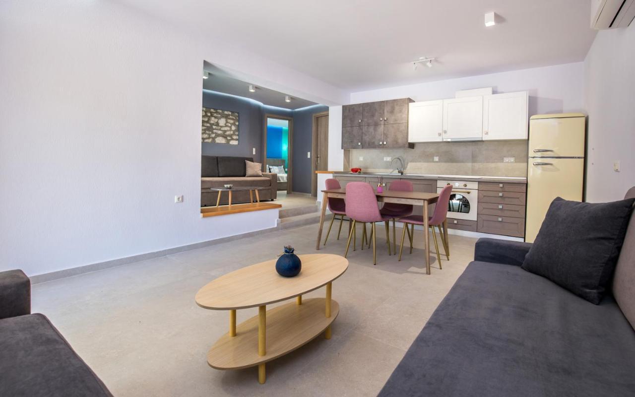Oikos Daretsou Apartment Theologos  Luaran gambar